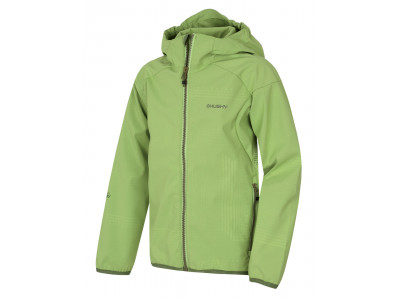 Dětská softshellová bunda   Zally Kids sv. zelená