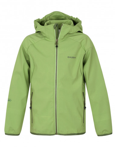 Dětská softshellová bunda   Zally Kids sv. zelená