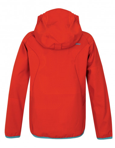 Dětská softshellová bunda   Zally Kids červená