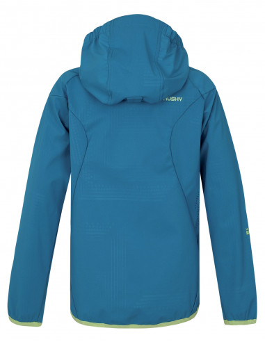 Dětská softshellová bunda   Zally Kids modrá