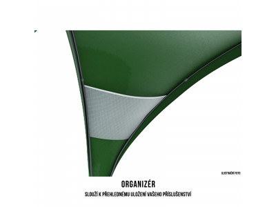 Přístřešek   Broof L zelená