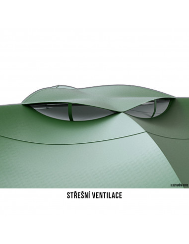 Přístřešek   Broof L zelená