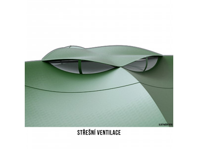 Přístřešek   Broof L zelená