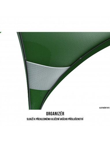 Přístřešek   Broof XL zelená