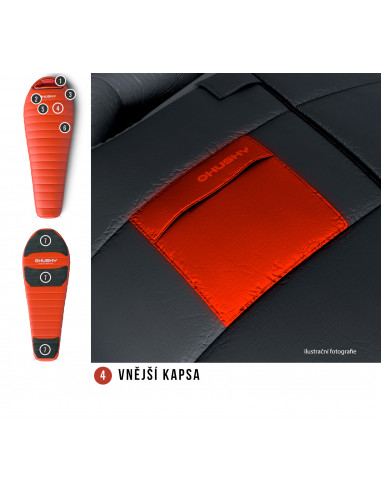 Spacák Premium   Prime -27°C modrá