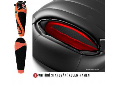 Spacák řady Ultralight  Mini 0°C oranžová