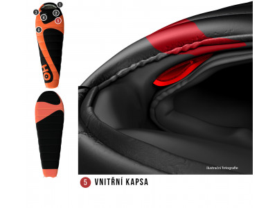 Spacák řady Ultralight  Mini 0°C oranžová