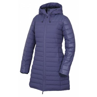 Dámský péřový kabátek   Daili L šedofialová