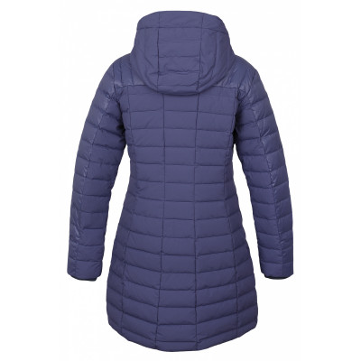 Dámský péřový kabátek   Daili L šedofialová 2