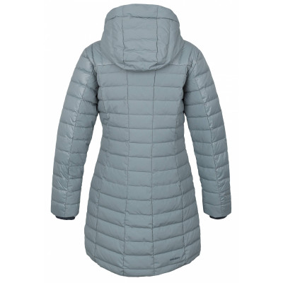 Dámský péřový kabátek   Daili L sv. šedomodrá 2