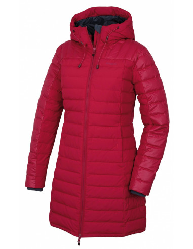 Dámský péřový kabátek   Daili L purpurová