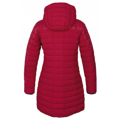 Dámský péřový kabátek   Daili L purpurová 2