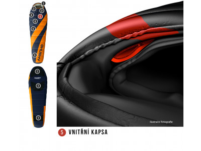 Spacák Extreme   Enjoy -26°C oranžová