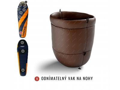 Spacák Extreme   Enjoy -26°C oranžová