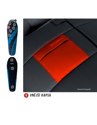 Spacák Extreme   Ember -14°C modrá