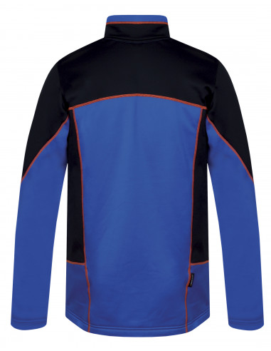 Mens trekking sweatshirt TARIQ princess blue (orange)