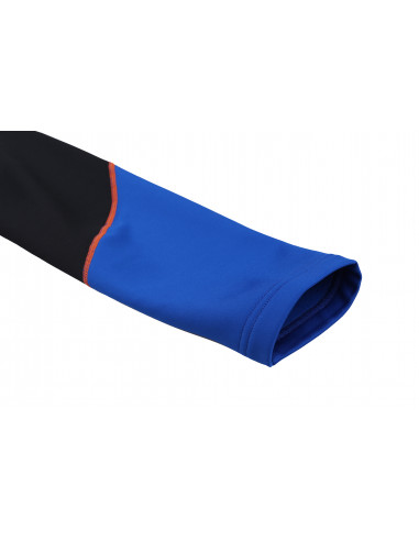 Mens trekking sweatshirt TARIQ princess blue (orange)