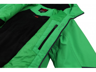 Mens snowsport jacket TIERSEN classic green/dress blues