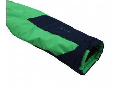 Mens snowsport jacket TIERSEN classic green/dress blues