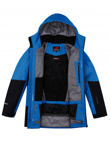 Mens snowsport jacket TIERSEN directoire blue/anthracite