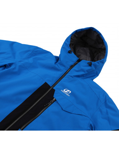 Mens snowsport jacket TIERSEN directoire blue/anthracite