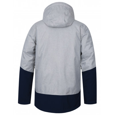 Mens snowsport jacket TIERSEN light gray mel/dress blues 2