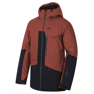 Mens snowsport jacket TIERSEN picante mel/anthracite