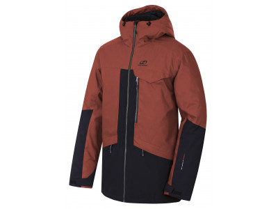 Mens snowsport jacket TIERSEN picante mel/anthracite