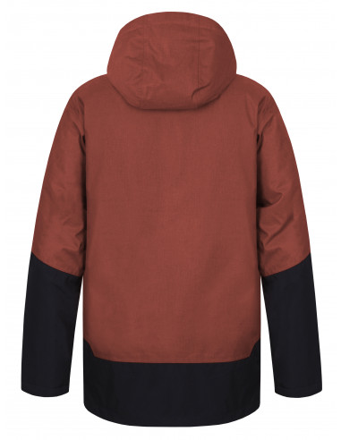 Mens snowsport jacket TIERSEN picante mel/anthracite