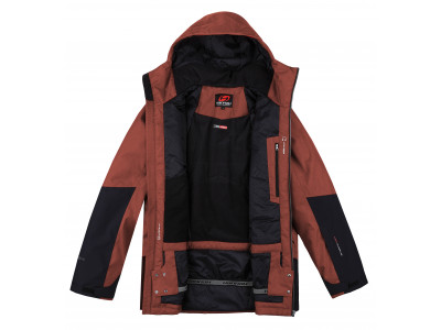 Mens snowsport jacket TIERSEN picante mel/anthracite