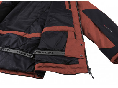 Mens snowsport jacket TIERSEN picante mel/anthracite