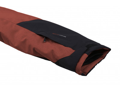 Mens snowsport jacket TIERSEN picante mel/anthracite