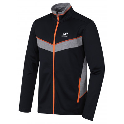 Mens trekking sweatshirt TREYVON anthracite (orange)