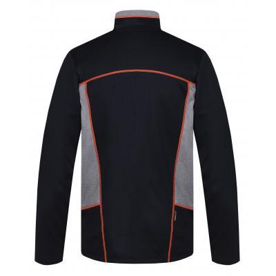 Mens trekking sweatshirt TREYVON anthracite (orange) 2
