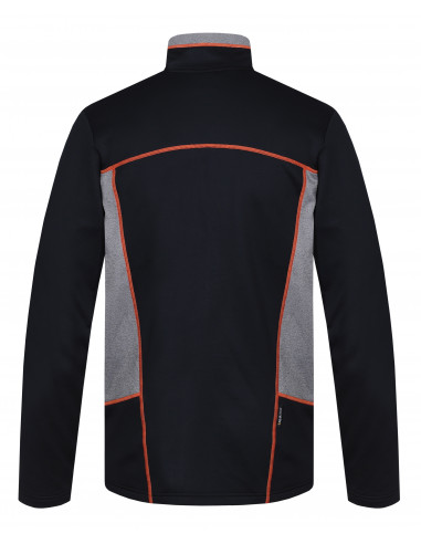 Mens trekking sweatshirt TREYVON anthracite (orange)