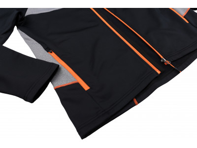 Mens trekking sweatshirt TREYVON anthracite (orange)