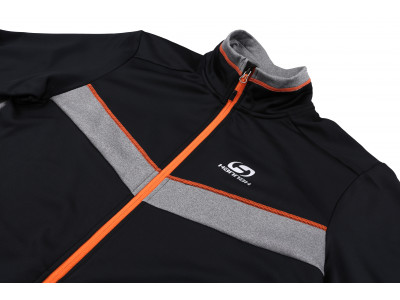 Mens trekking sweatshirt TREYVON anthracite (orange)