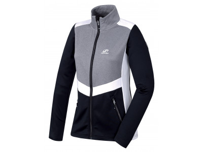 Ladies trekking sweatshirt TRUDY anthracite/light gray mel