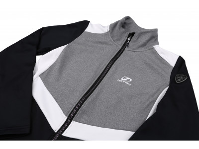 Ladies trekking sweatshirt TRUDY anthracite/light gray mel