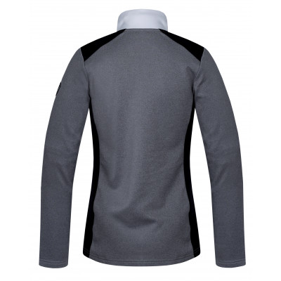 Ladies trekking sweatshirt TRUDY light gray mel/bright white 2