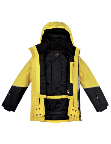 Kids  jacket ANAKIN JR vibrant yellow/dark gray mel