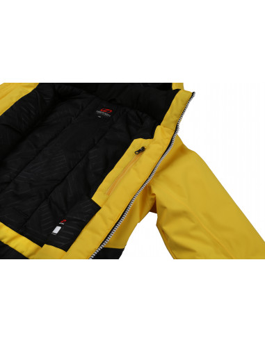 Kids  jacket ANAKIN JR vibrant yellow/dark gray mel