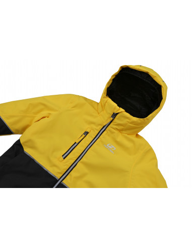Kids  jacket ANAKIN JR vibrant yellow/dark gray mel