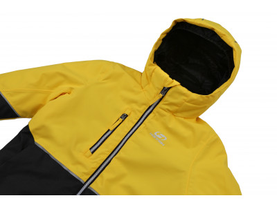 Kids  jacket ANAKIN JR vibrant yellow/dark gray mel