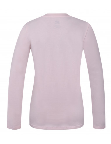 Ladies city T-shirt, L/S ELIKA crystal pink