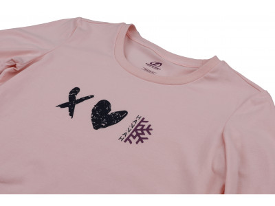 Ladies city T-shirt, L/S ELIKA crystal pink