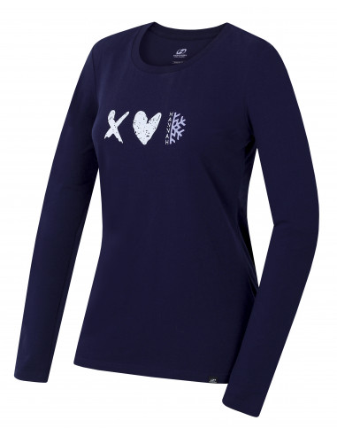 Ladies city T-shirt, L/S ELIKA dress blues