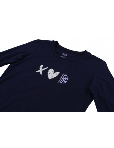 Ladies city T-shirt, L/S ELIKA dress blues