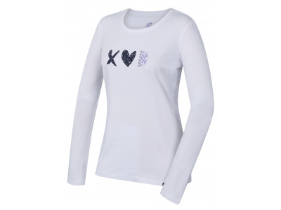 Ladies city T-shirt, L/S ELIKA snow white