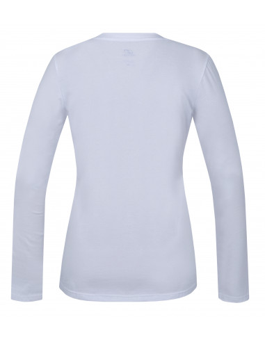 Ladies city T-shirt, L/S ELIKA snow white